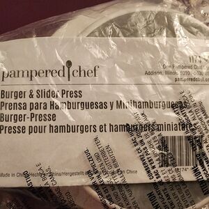 Pampered Chef Burger & Slider Press